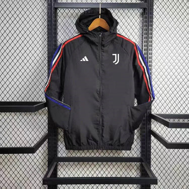 Corta Vento Juventus 24/25 - Preto e Vermelho